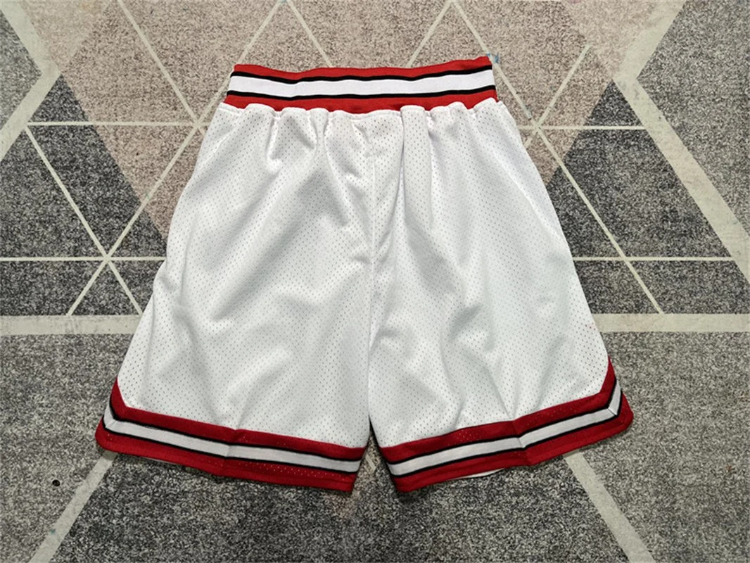 Boxer Shorts malla poliéster Slam Dunk White Active Sports para hombre Pantalones cortos