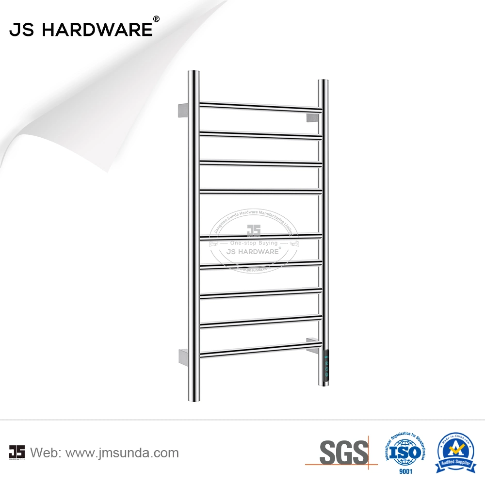 Electric Towel Warmer Rail Wall-Mounted Heated Towel Rack for Bathroom