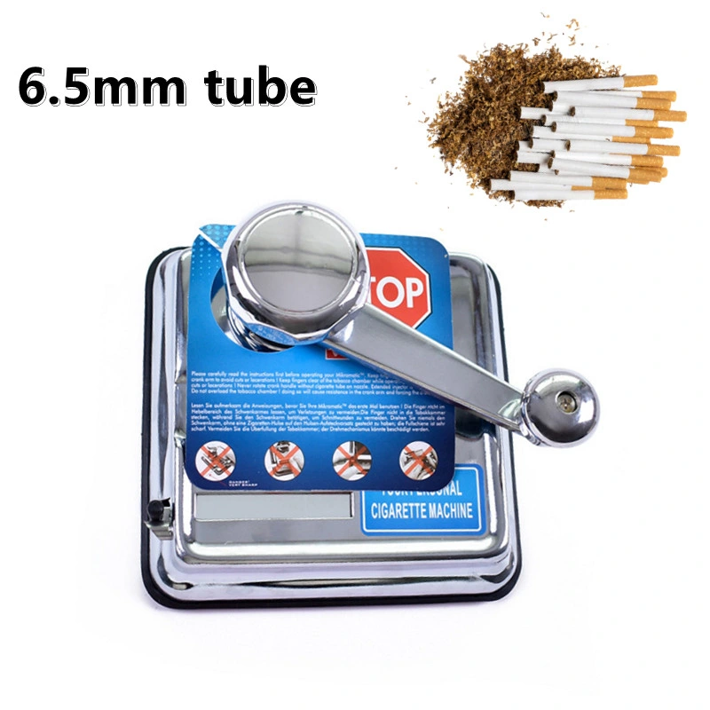 6.5/8mm Tube Cigarette Rolling Machine Cigarette Maker Tobacco Injector Roller Maker Smoke Tool Household Mini Smoke Puller Cigarette Accessories