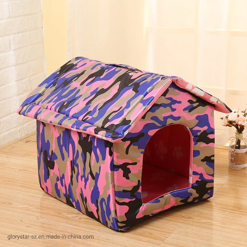 Camouflage Pet Tent Cat Nest Dog Bed Cat House