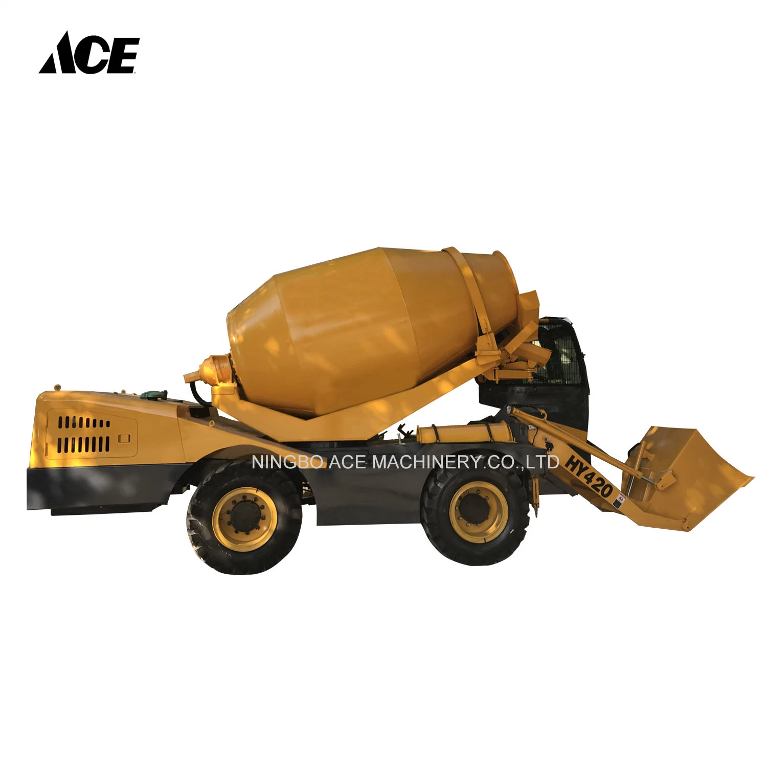 4.2m3 Concrete Mixer Self Loading Drum Truck