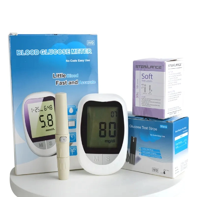 Glucometer with Blood Glucose Meter Test Strips