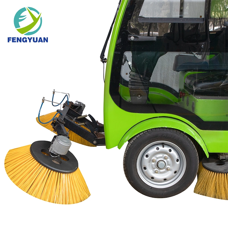 Ride on Electric Road Sweeping Cleaning Machine Industrial Street Sweeper with 240L Dustbin