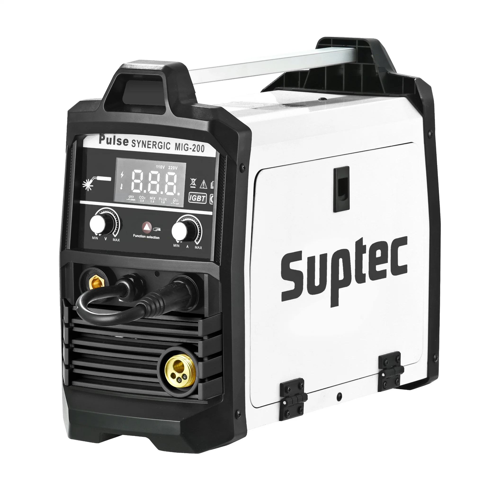 Suptec Synergic Welding Machine Single Phase Gasless 5kgs MIG Welding Machine for Aluminum Welding Equipment