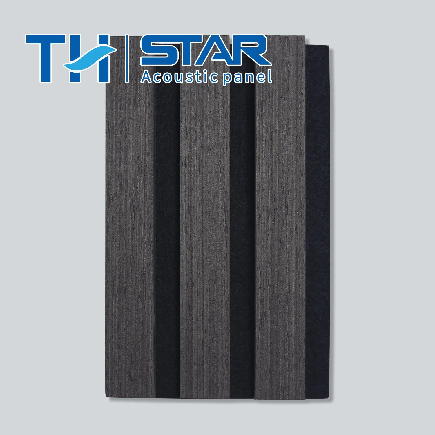 100% Sound Absorption Wool MDF Wooden Board Polyester Fiber MDF Wall Slats Acoustic Wood Panel