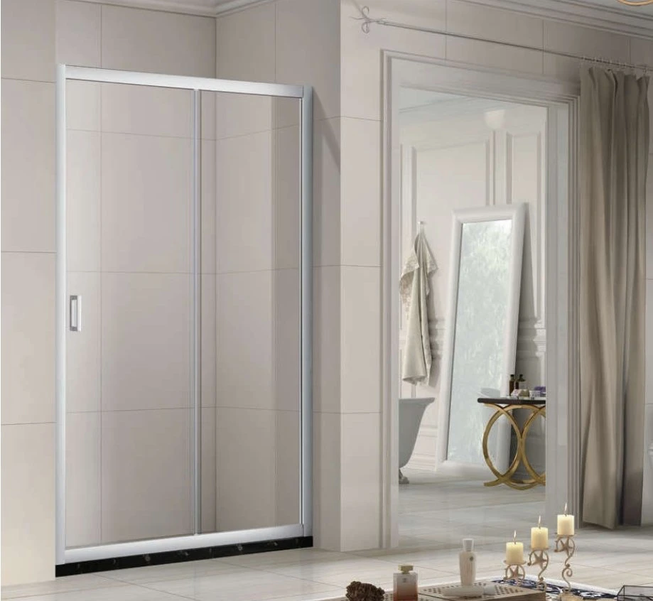 Residential Shower Room Aluminum Frame Tempered Glass