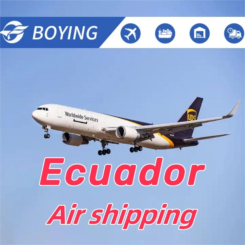 Expédition d'un agent international de logistique aérienne à un transitaire équatorien