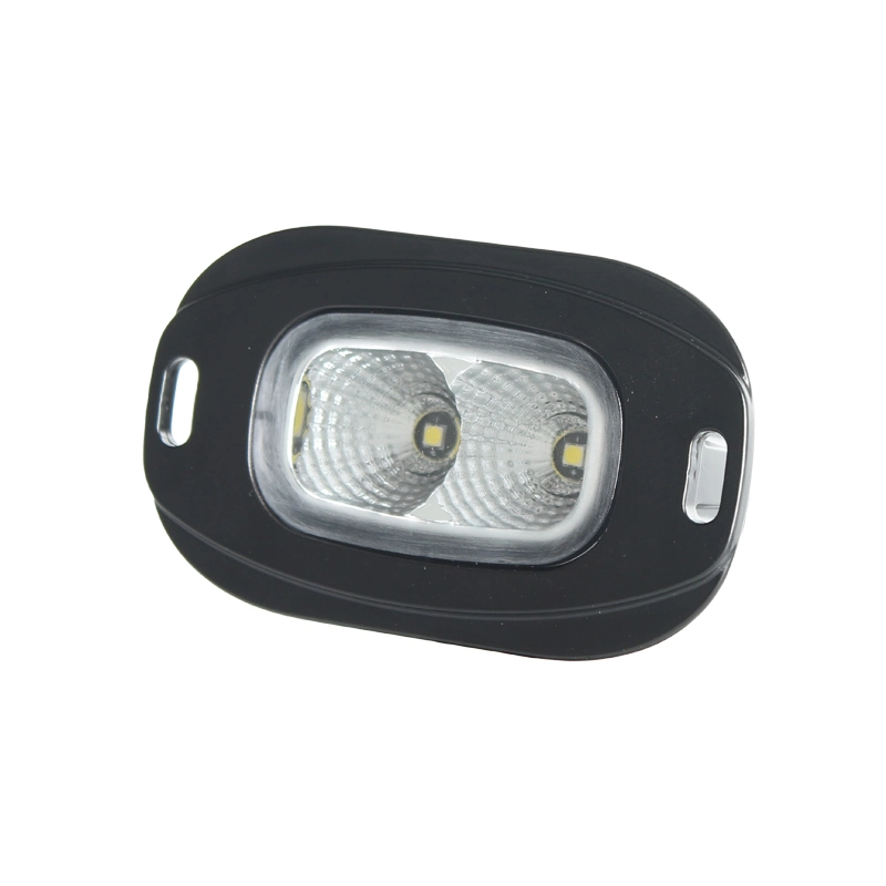 Luz de reversa resistente al agua IP68 3inch 12W Flood LED para agricultura Remolque del tractor Marine