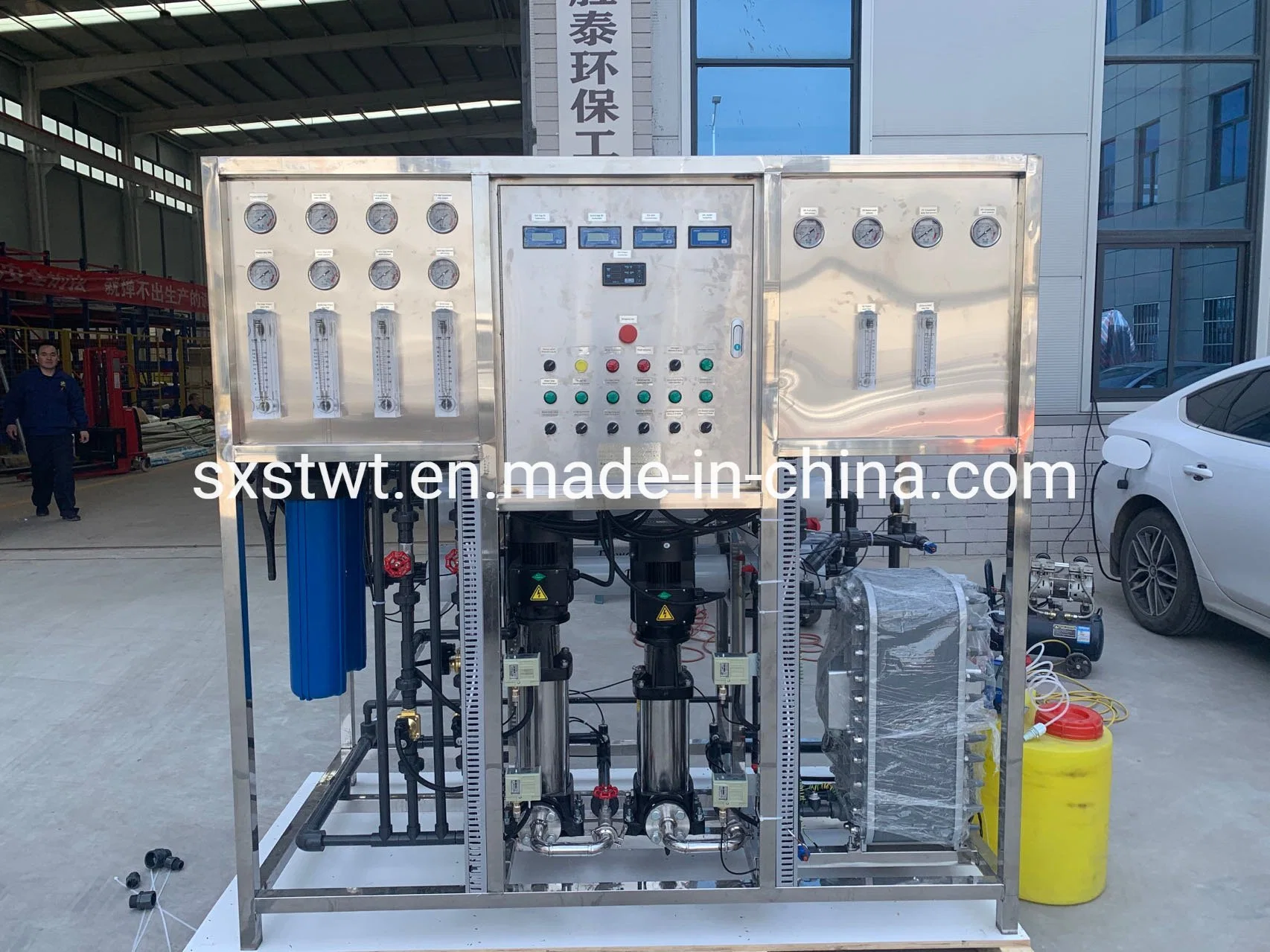 2000litres Electrodialysis Water Treatment System with EDI Module for Pharmaceutical Factory