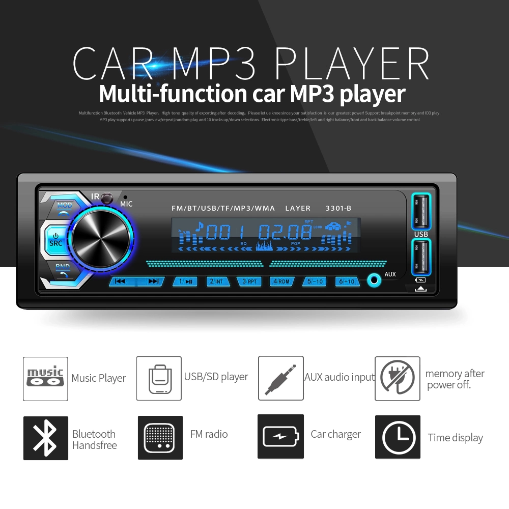 Автомобильная аудиосистема аксессуар Bluetooth FM радио передатчик Автомобильный MP3-плеер с Aux SD USB порт