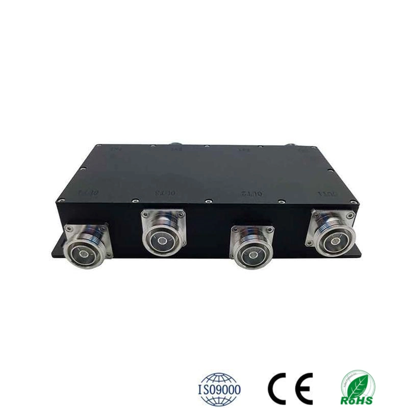 Hot Selling Best Quality 698-3800MHz RF 4X4 Hybrid Coupler 7/16DIN-Female Connector 200W for Wireless Coverage