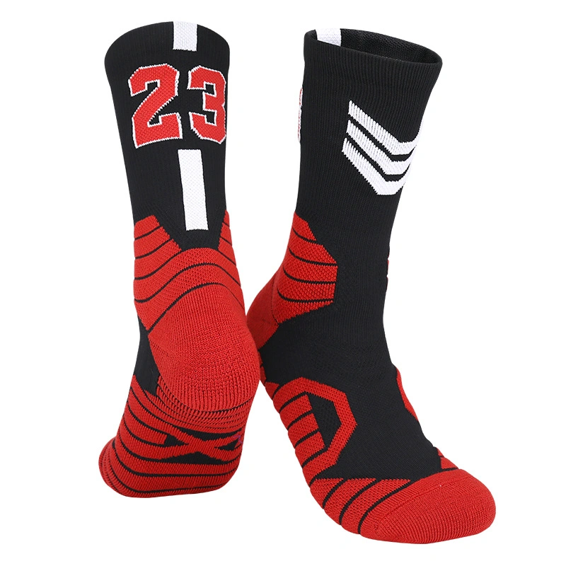 Logo personnalisé compression Club chaussettes Marathon manches longues Sports Pressure Chaussettes mode chaussettes à bas prix compression coton course à pied High Elastic Calf Chaussettes de basket-ball