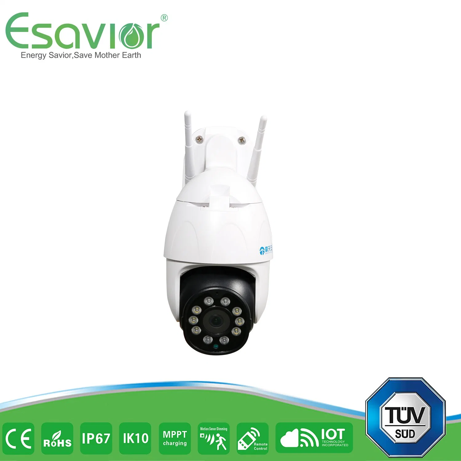 Сертифицированный на заводе Emavior TUV CCTV 4G IP производства Solar Powered Камеры