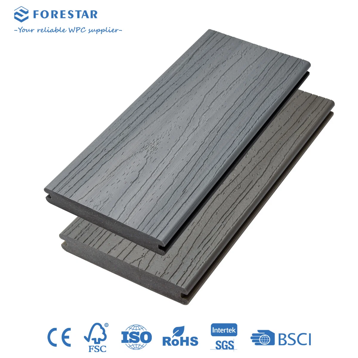 Anti-Termite Co-Extrusion Exterior Wall Covering Outdoor Decorative WPC Wood Plastic Composite Siding Cladding Panels