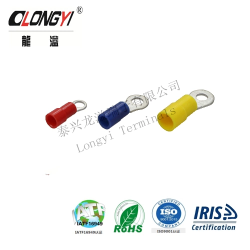 Jiang Su Longyi Insulated Ring Cord End Pin Copper Cable Terminal Lug Copper Electric Terminals with Cable Lug Basic Customization