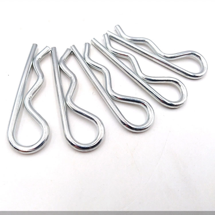 Carbon Steel R-Type Pin Spring Pin Galvanized Split Wavy Pin