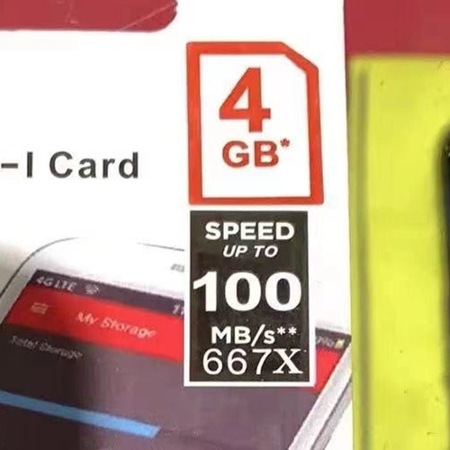 Preço de fábrica barato alta velocidade marca SD 4 - 512 GB de memória Cartão