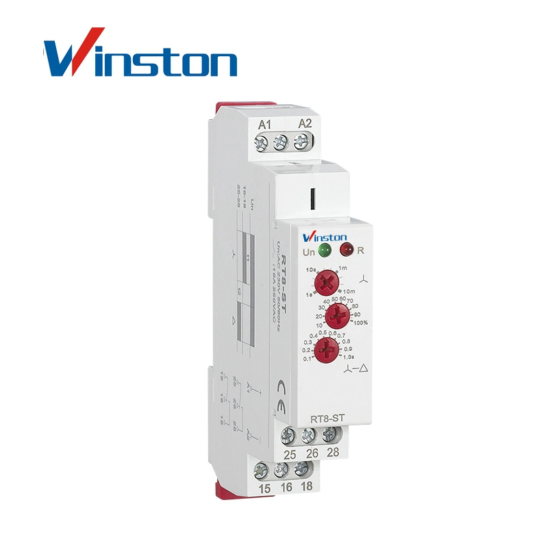 Rt8-St AC 230V 12va 1.3W Delay on Star/Delta Time Relay