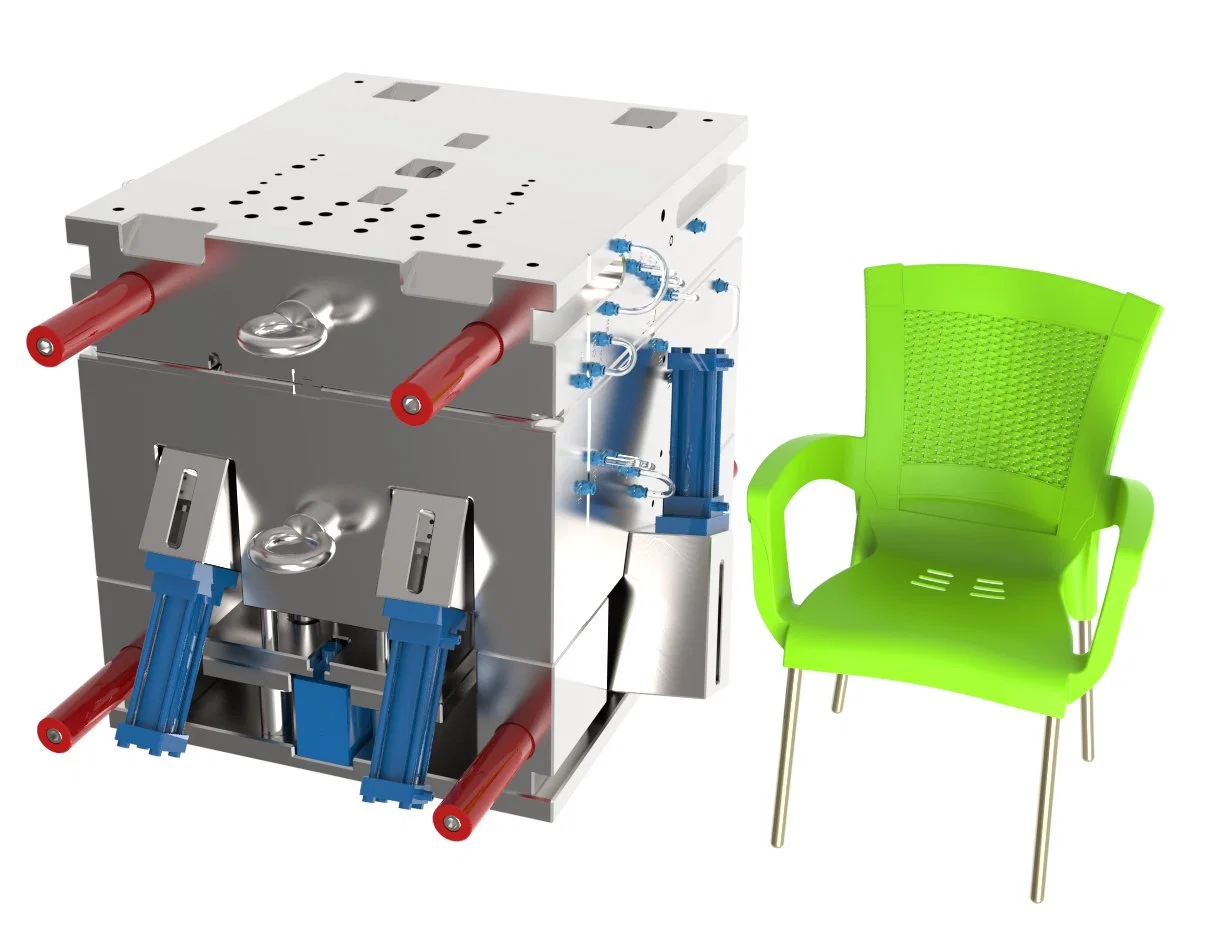 Индивидуальные системы впрыска пресс-формы для домашнего хозяйства пластиковый стул со стальной трубопровод