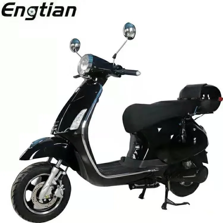 Drc Scooter eléctrico com pedais travão de disco para venda na Índia Engtian Baixa Velocidade 800W 48V 20AH Scooter de Tração em Duas Rodas 60V MARCAÇÃO 41-50km/h