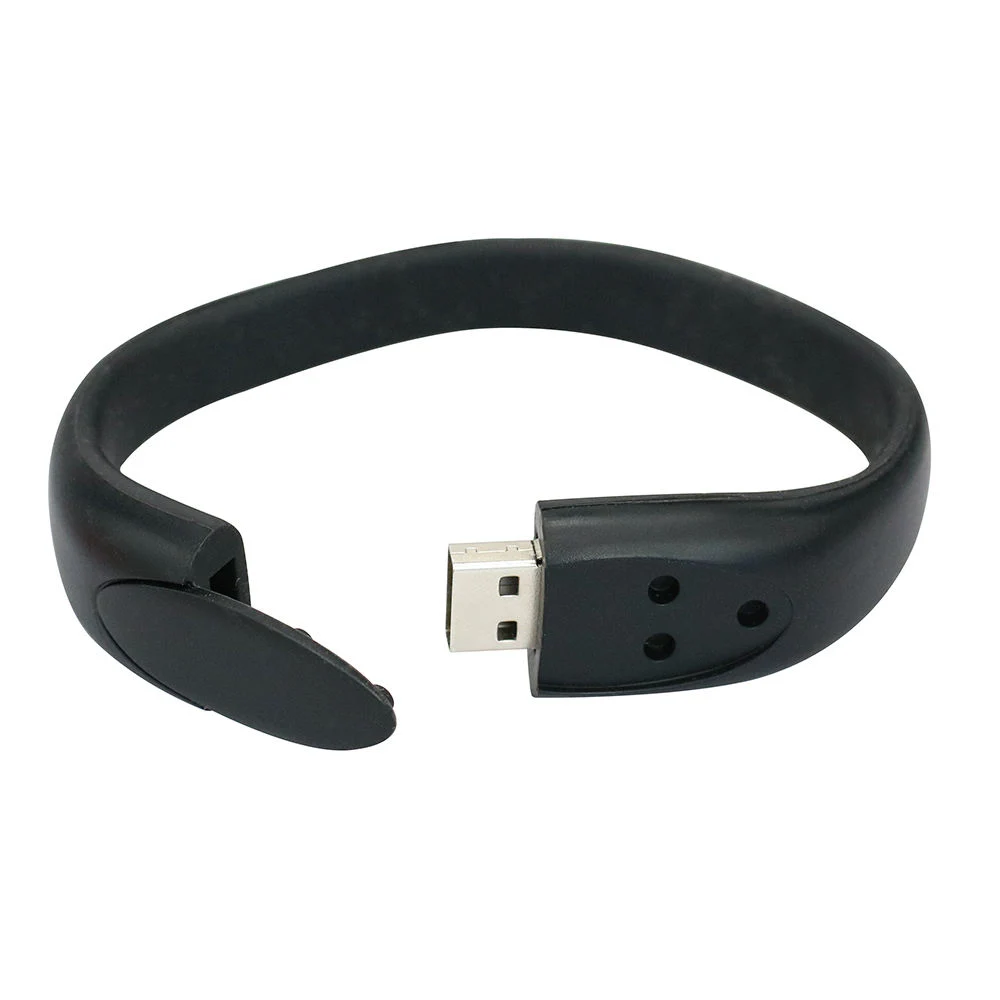 Wholesale/Supplier Bulk Cheap Promotion Gift Custom Logo Male Silicone Bracelet Wrist Strap USB 3.0 2.0 USB Flash Drive