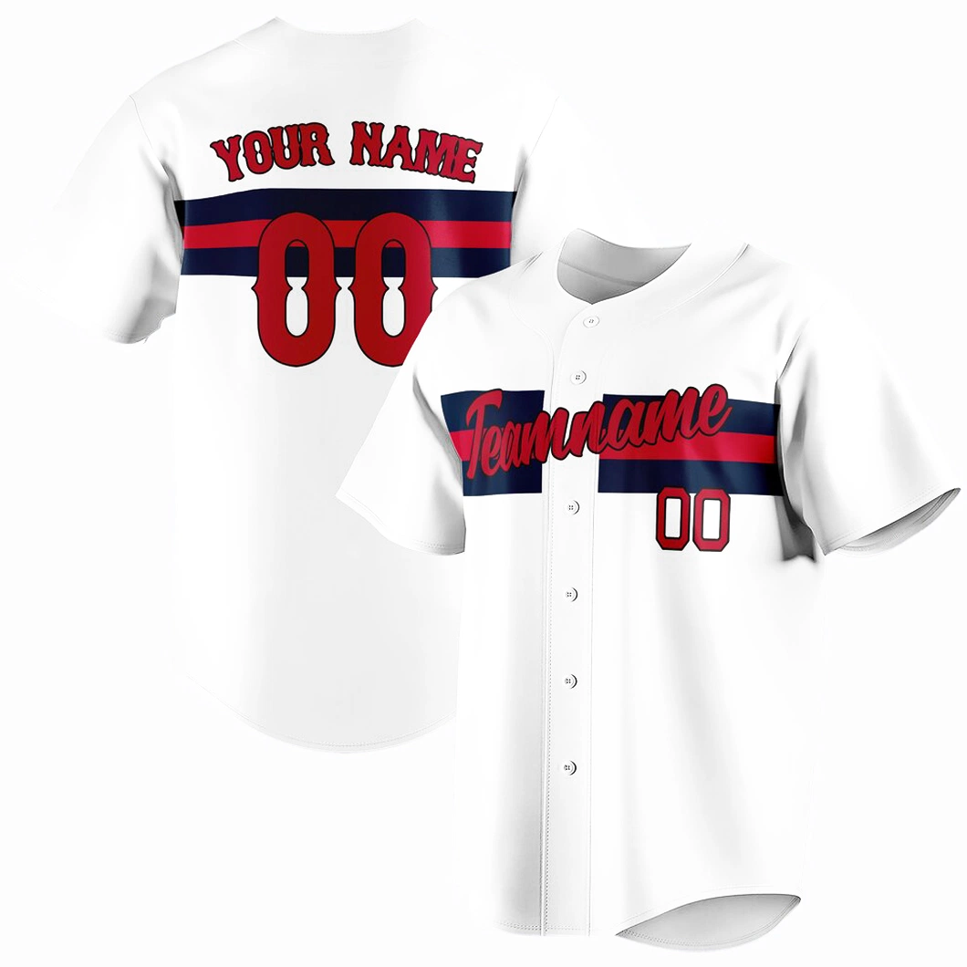 Custom Short Sleeve Cheap Blank Baseball Jersey Wholesale/Supplier Sublimation and Embroidery World Baseball Jersey