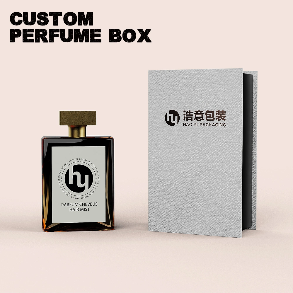 Luxury Leather Perfume Gift Box with Custom Printed Logo Storage Box Perfume Packaging Box Perfume Box