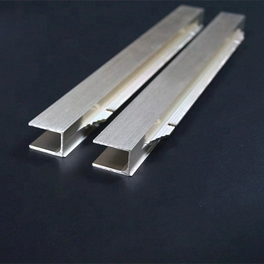 Traitement CNC aluminium extrudé Conception personnalisée de la poignée de cheveux de la surface de ligne