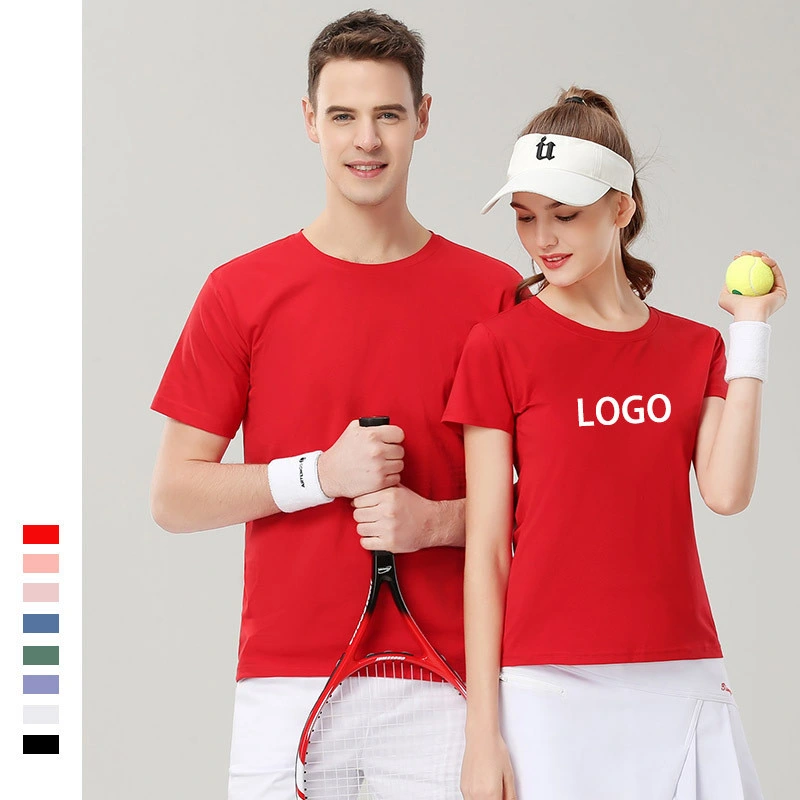 Fábrica OEM impresión Apparels básico Unisex transpirable 100% algodón Tee Camisas promocionales Plain personalizado puro color cuello redondo mangas cortas Camiseta blanca