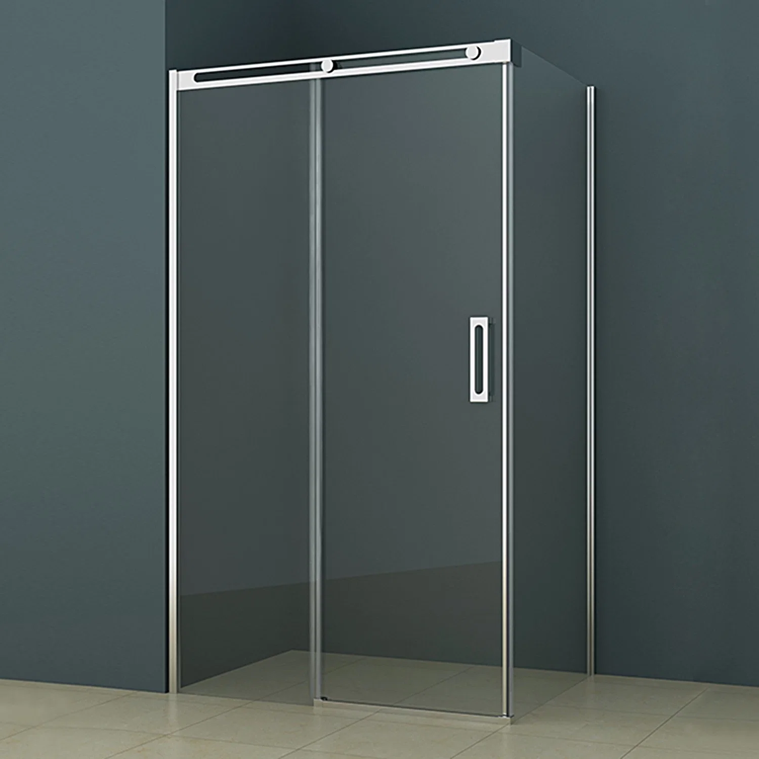 Square Stainless Steel Shower Enclosure Room with 6mm Tempered Glass