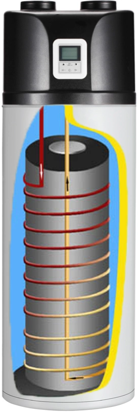 High Cop All in One Heater with Built-in Solar Coil