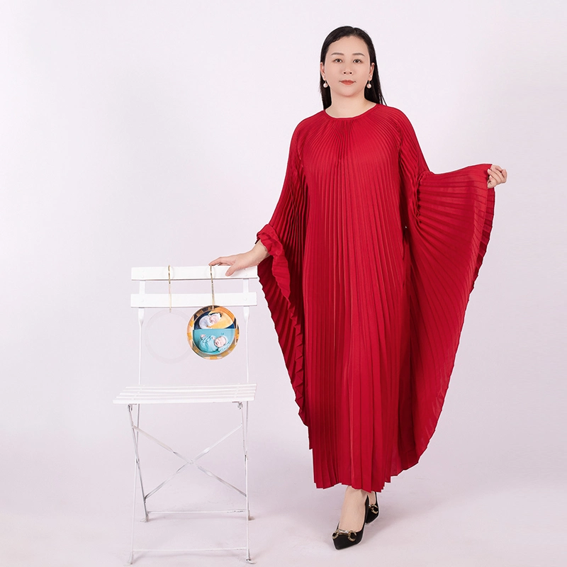 Tianbao Fold Clothinggarment Factory Large Size Women&prime; S Dress Evening Dress