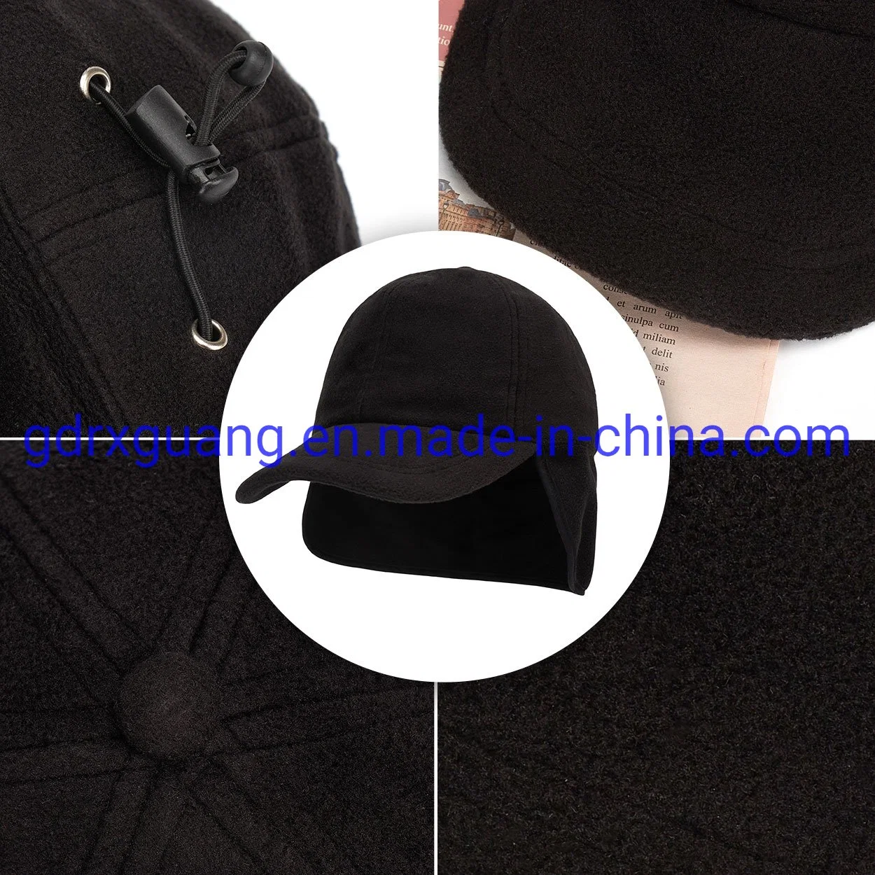 Blank Warm Baseball Has Custom Logo Black Sports Caps