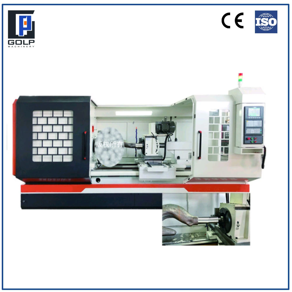 High Strength CNC Horizontal Thread Whirling Machine for Double Feed Screw