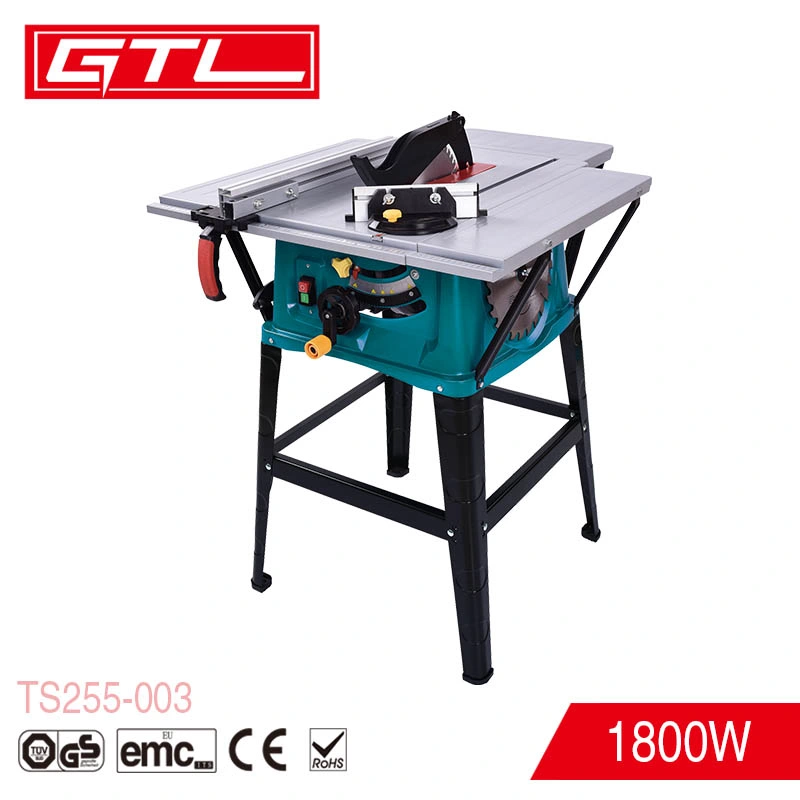 1800W 255mm Wood Working Power Tool Multi-Purpose Sliding Table Saw