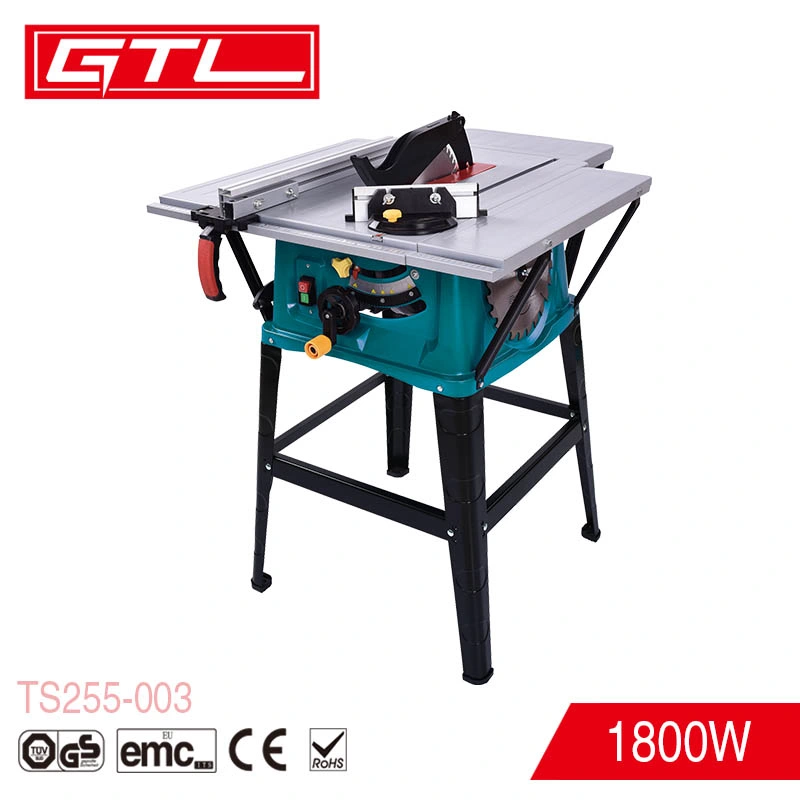 1800W 255mm madera Power Tool deslizante multiuso sierra de mesa