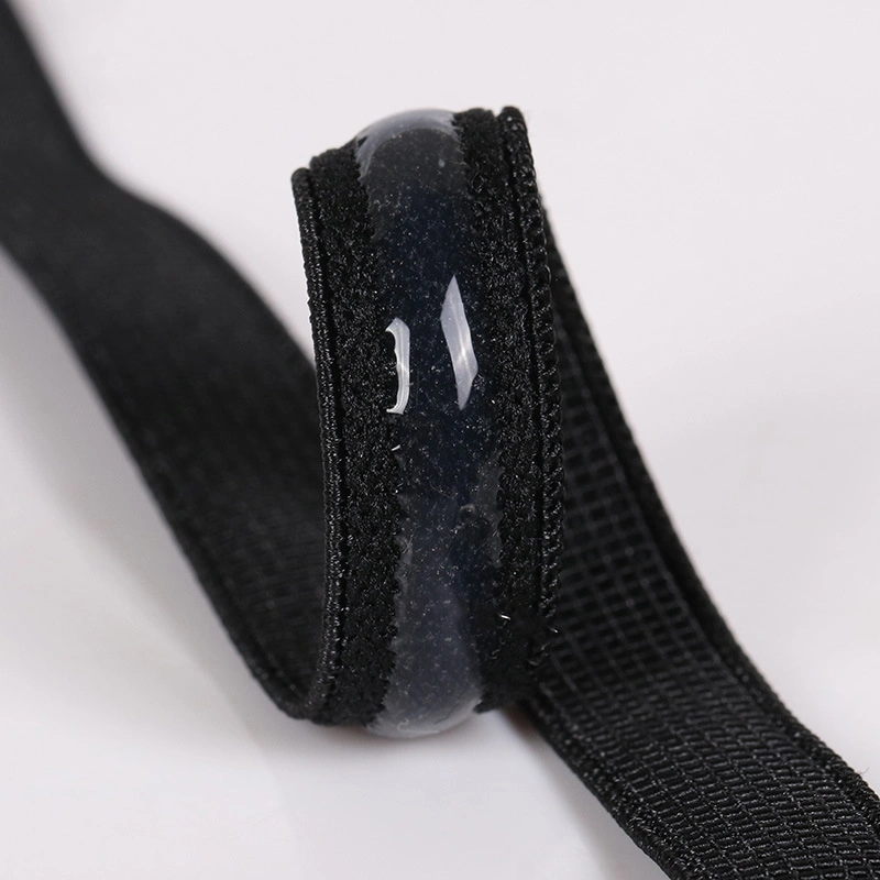 Bande élastique en caoutchouc de 10 mm sous-vêtement antidérapant élastique