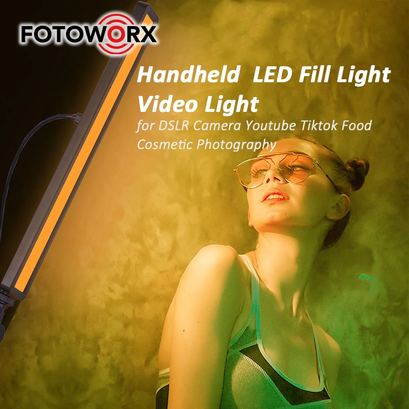 LED de bolsillo Fotoworx Luz de vídeo para Youtube Fotografía cosméticos Alimentos