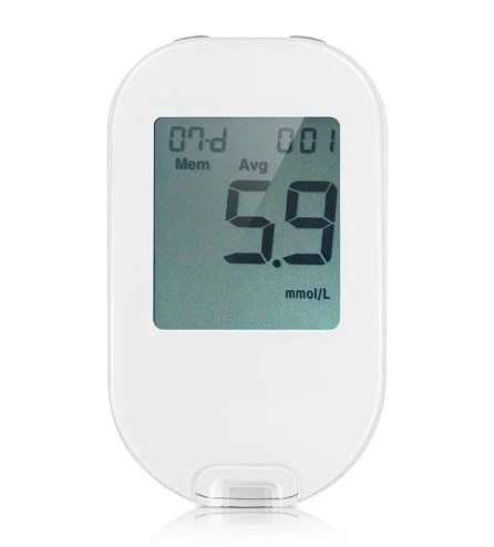 Glucometer mit Teststreifen Sugar Testing Electronic Digital Blood Glucose Messgerät