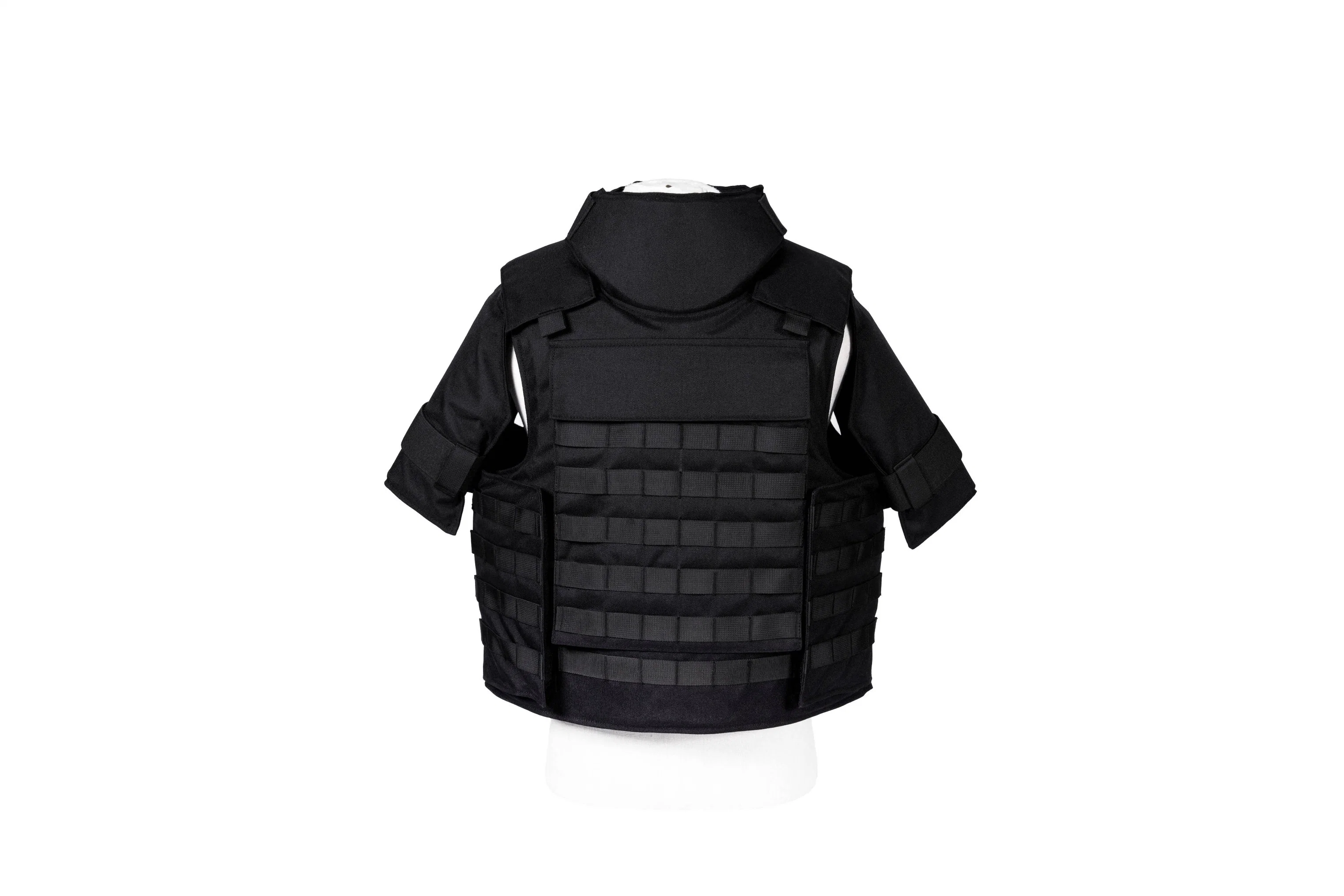 Military Style Black Jacket Ballistic Tactical Bulletproof Pure PE Vest Body Armor