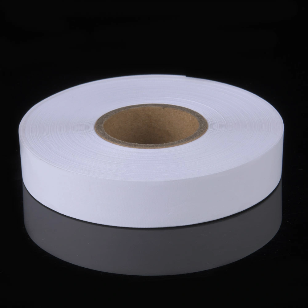 Destornillador de 10-50 mm Recubierto de nylon económico Etiqueta de tafetán de rollo de cinta para lavar la ropa