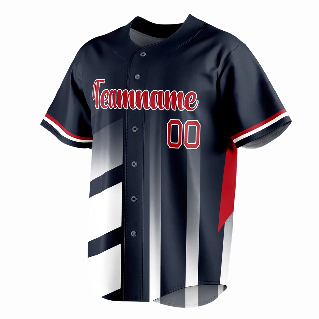 New Design Sportswear Customized Baseball Jersey Top Quality Direct Factory Made Comfortable Baseball Jersey