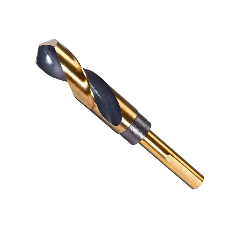 22mm Cutting Edge Titanium & Nitride Coated Reduced Shank Twist Drill Bit for Stainless Steel