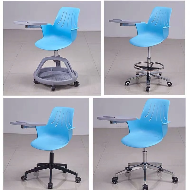 Plastic Tripod Base Training Chair Student Computer Chair with Tablet