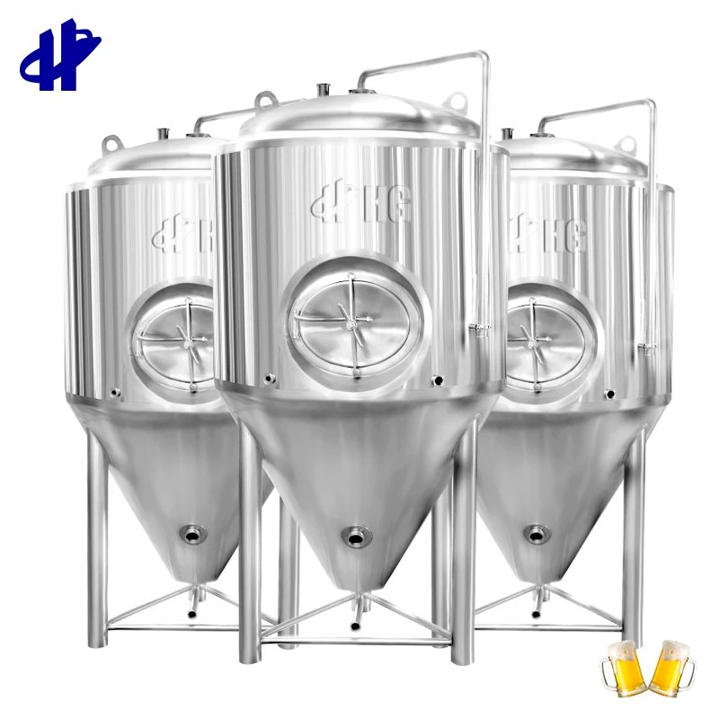 1000L 2000L 3000L 5000L 10000L 20000L Stainless Steel Jacketed Conical Beer Fermenter Tank