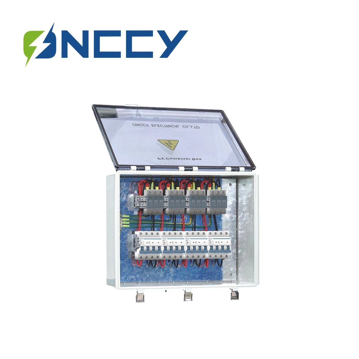 Combiner Box Junction Box Distribution Box Plastic Electrical Power 6 Input 6 Output