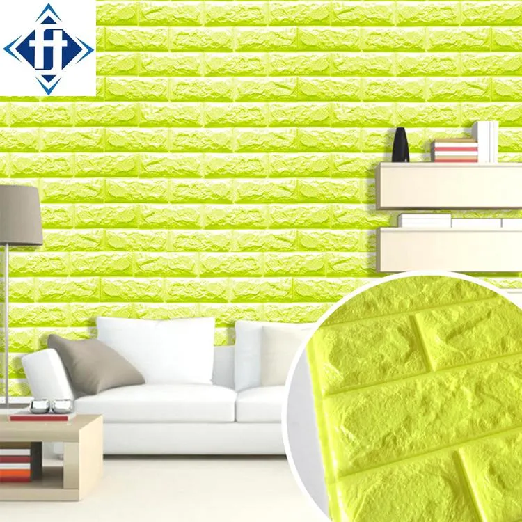 3D PE Foam Brick Wall Stickers