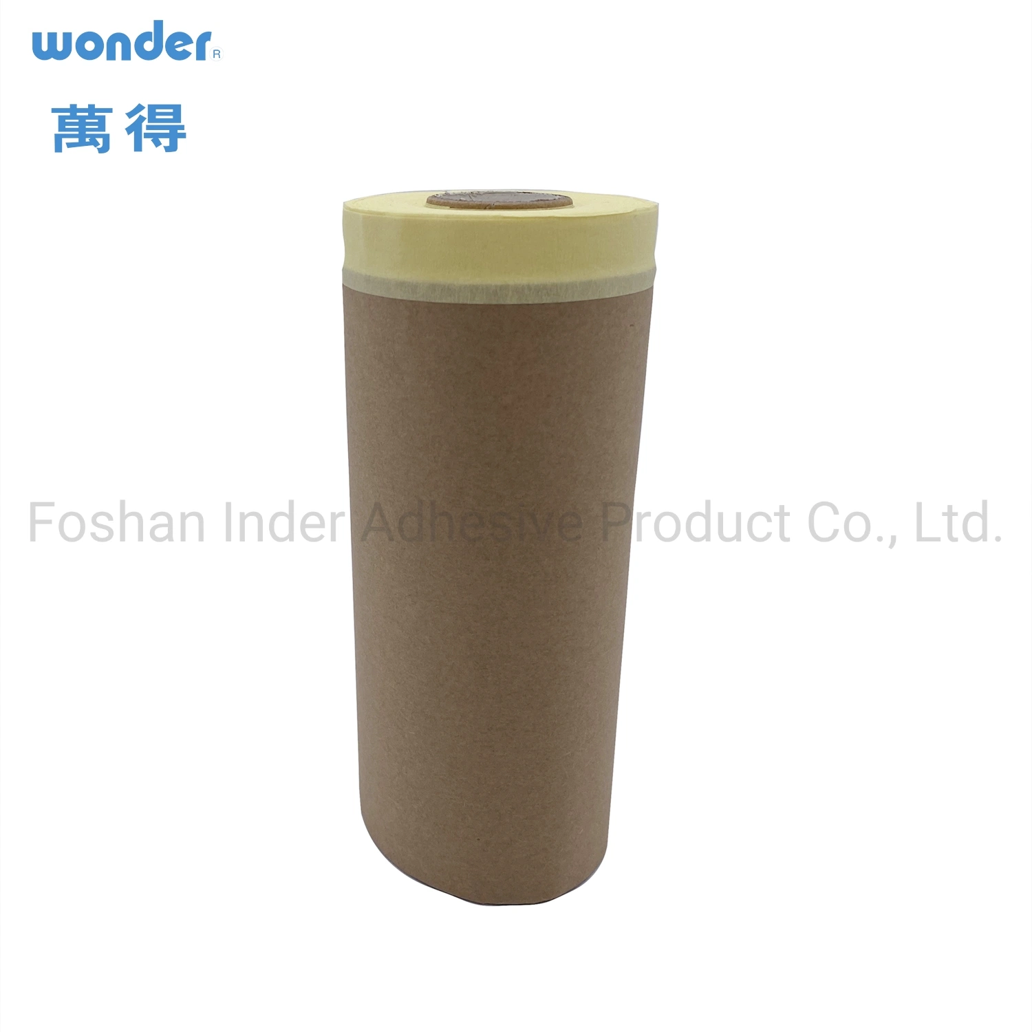 Wonder Brand Hot Saling HDPE Film with Duct Tape for House Painting