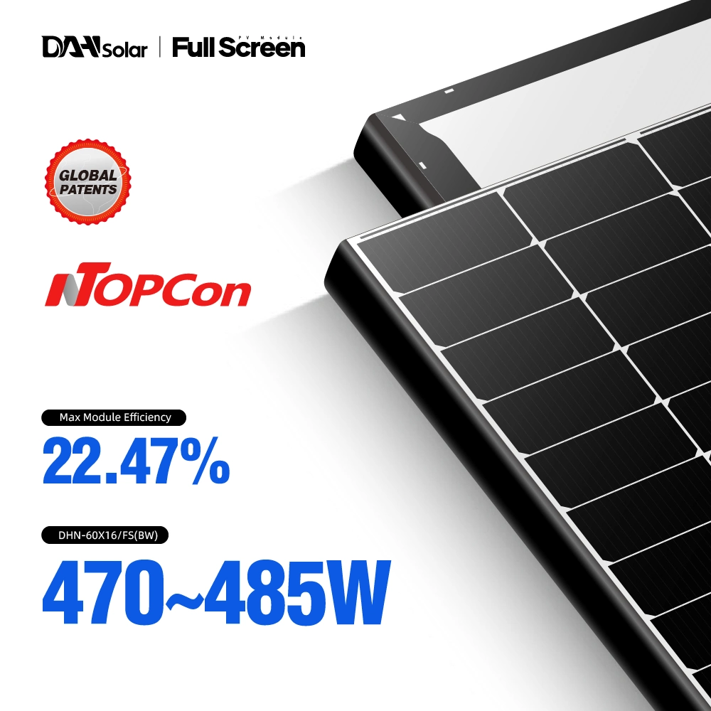 Solar Dah N de 470 vatios de Topcon 475watt 480 vatios de paneles solares