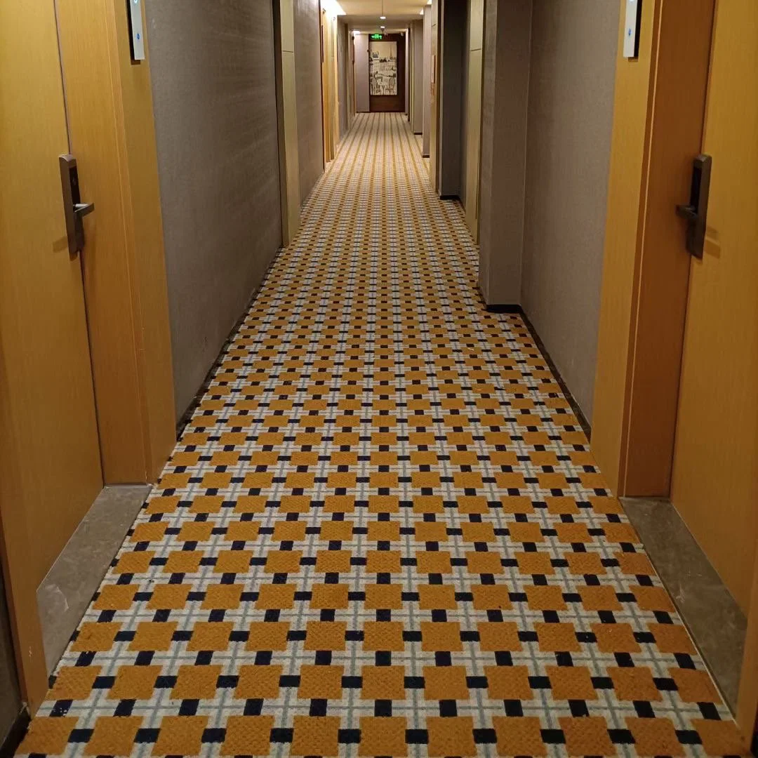 Hotel Hallway Cinema Oriental Think and Soft Flooring Wilton Nylon Printing Machine Made Printed Wall to Wall Carpet